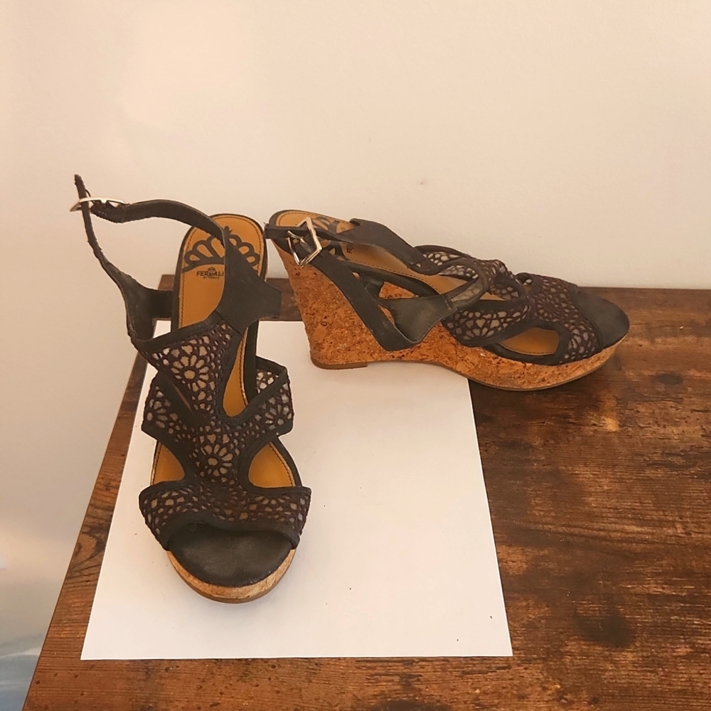 Cork wedges | Fergalicious by Fergie | Size 8